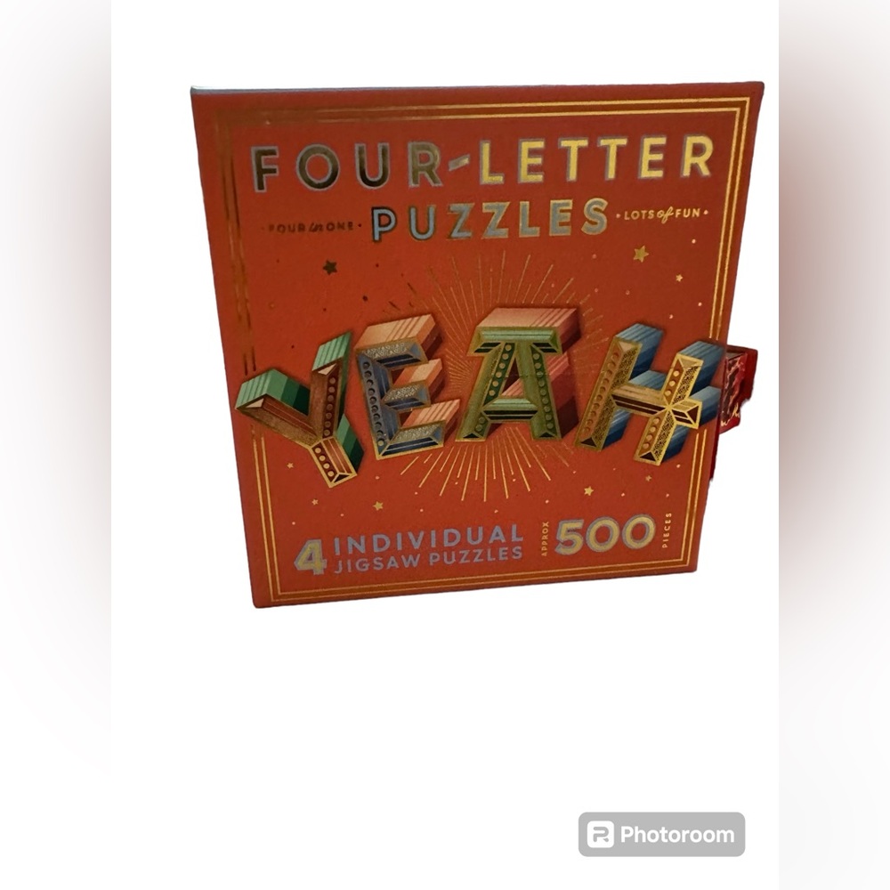 Four Letter Puzzle- Spells Yeah| 500 pieces